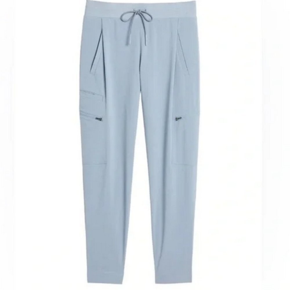 ATHLETA Go Far Travel Venture Pants Blue Size 2 ~EUC